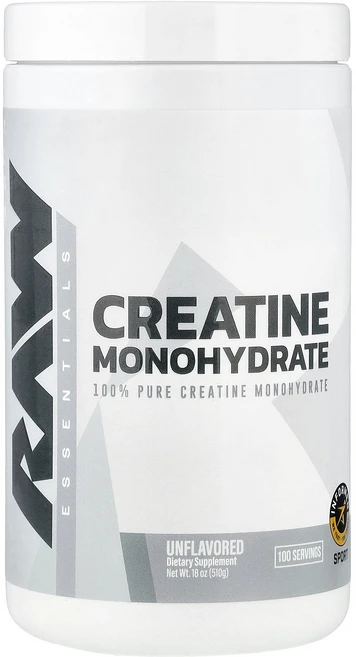 로 뉴트리션 Raw Nutrition 필수 영양소 크레아틴 일수화물 무맛 510g18oz125125원산지:기타, 510 g, 510g, 1개 - 쿠팡