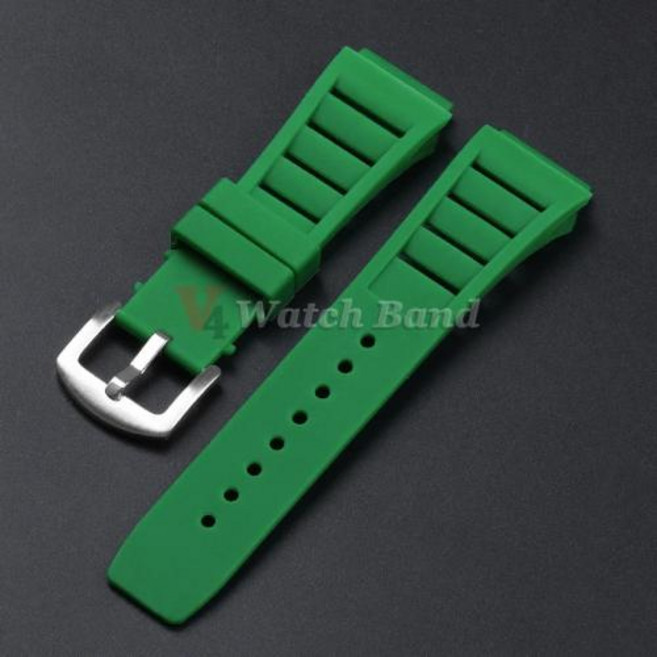 RM011 Mille 팔찌 시계 밴드 21*7mm 남성용 시계 액세서리 용 Richard Mille 스트랩 용 새 고무 시계 밴드, 11)Green, 1개