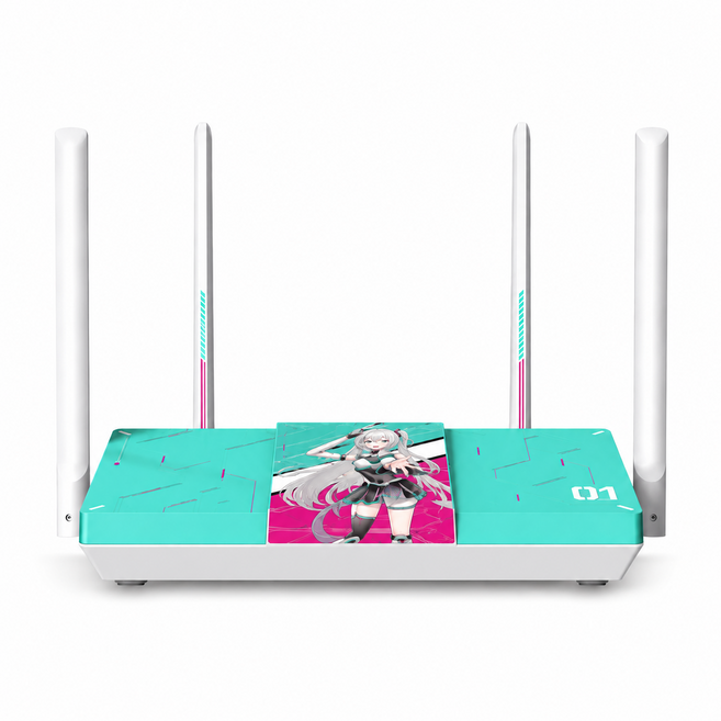 ASUS 천신 하츠네 미쿠 WiFi7 라우터 무선 라우팅 2.5 G포트, A.하츠네 미쿠 라우터, 1개