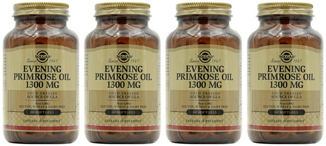 솔가 달맞이꽃 종자유 1300mg 60소프트젤 x4, 4개