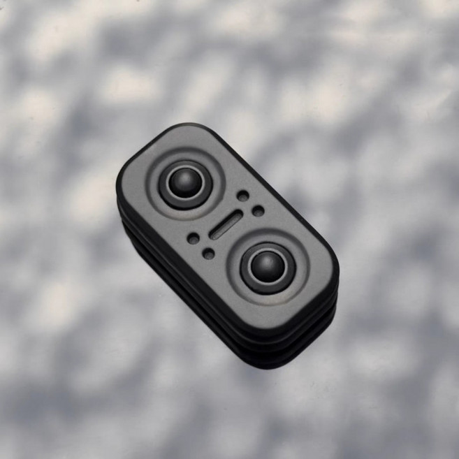 슬라이더 피젯토이 포커 게임 셔플 카드, 1개, 고양이 머리 독수리 무한 블랙 지퍼백