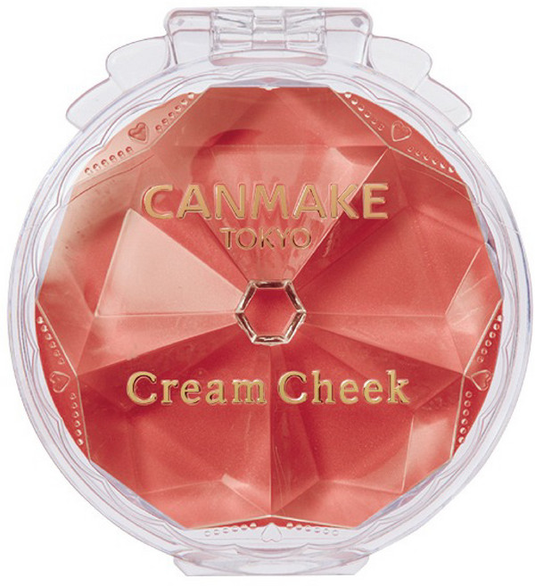CANMAKE 奶油腮紅 持久顯色 自然紅潤好氣色, 05 甜美杏桃, 1個