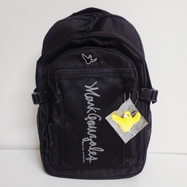 [국내매장 정품] 마크곤잘레스 엔젤 키링 어센틱 메쉬 백팩 책가방 BK(키링 포함)