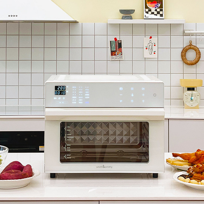 소소 오븐형 올스텐 304 에어프라이어 대용량 30L, 화이트