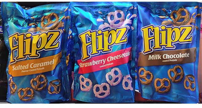 Flipz 플립즈 프레첼 90g (솔티드카라멜 딸기치즈케이크 밀크초콜릿) / 3종 택1 / 터키, 1.솔티드카라멜, 1개