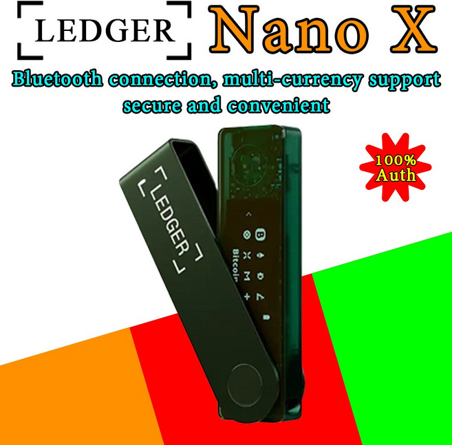 [정품/한국직배송] Ledger Nano X - 보안 콜드월렛 / BTC ETH SOL XRP ADA 지원 / 블루투스 기능 / 해킹 방지 / 랜덤 발송, 1개
