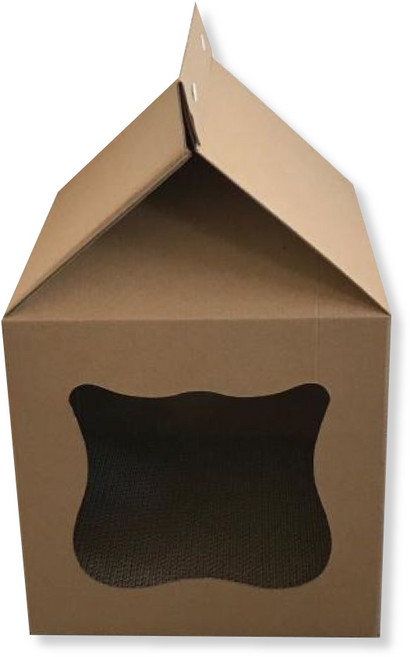 프리미요 고양이 우유팩 하우스형 스크래쳐 DS47, 1개