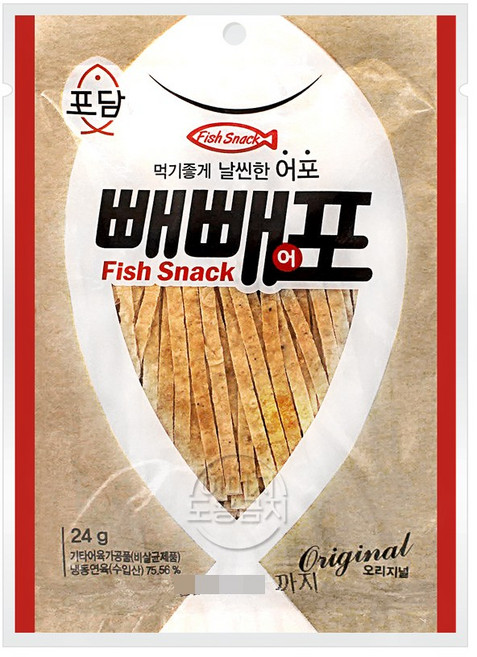 한진식품 포담 빼빼어포 24g X 16, 384g, 1개