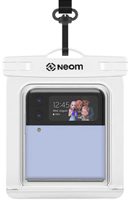 Z플립 전용 접히는 방수팩 넥스트랩 암밴드 세트 제트플립, 화이트, 1개