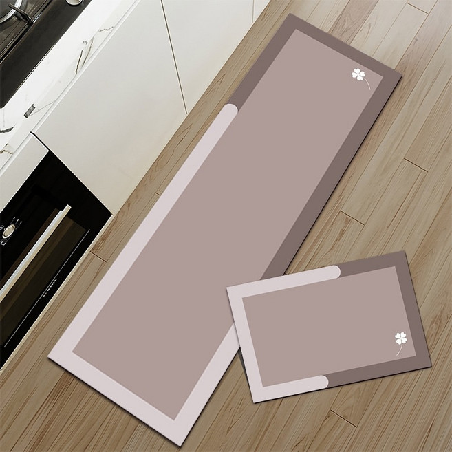 혼합색상 빨아쓰는규조토발매트 잘닦이는 발매트 2종 세트, 합금E, 1개