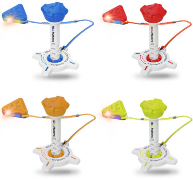 컨트롤 카르마 LED 골프 티꽂이 4종 높이조절 야간라운딩 분실방지, 블루