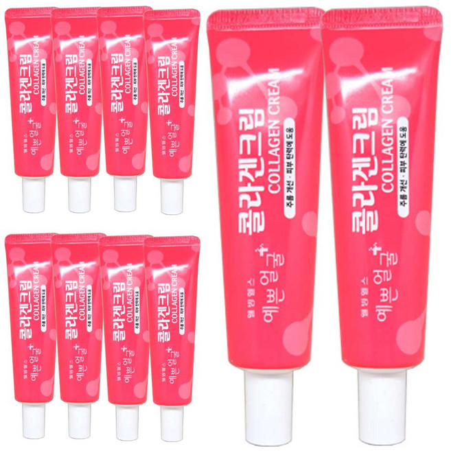 예쁜얼굴 콜라겐 크림, 10개, 25ml