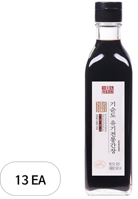 기순도전통장 유기전통간장, 13개, 300ml