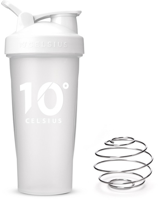 10도씨 블렌딩 쉐이커 보틀 + 블랜더볼, 화이트, 600ml, 1개