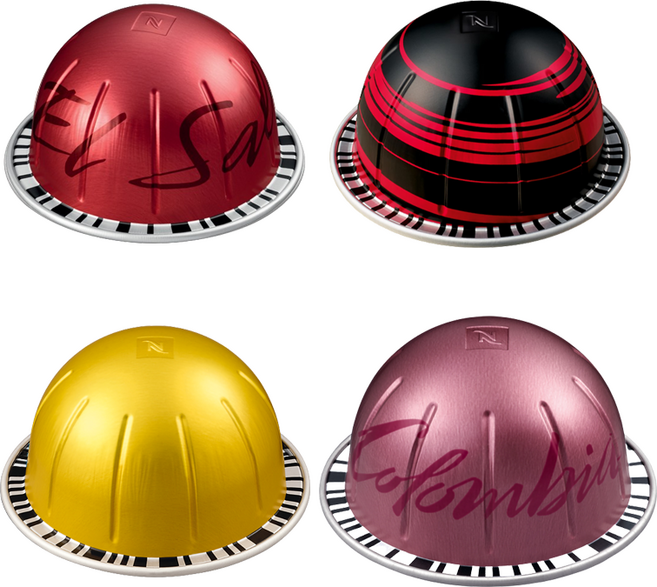 네스프레소 버츄오 캡슐 커피 부드러운 마일드 머그 230ml 4종 세트, 1개