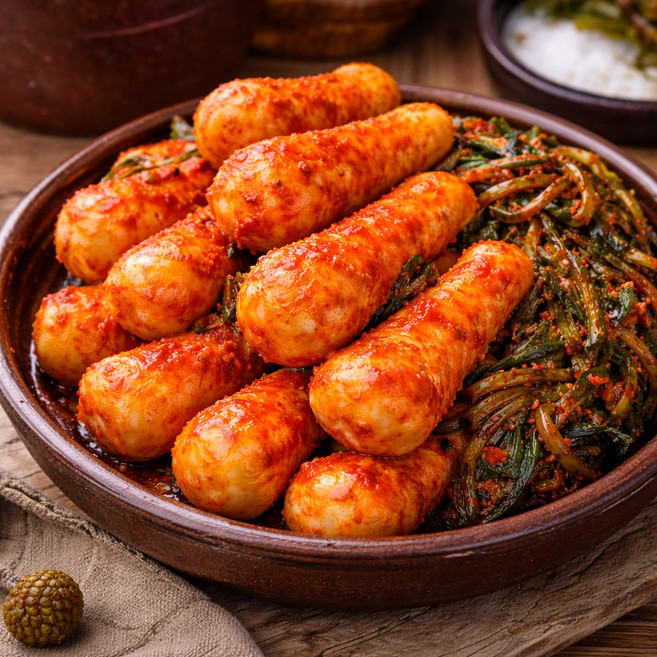 가옥김치 총각김치 알타리김치 국산무 전통김치 국산재료 100%, 1개, 3kg