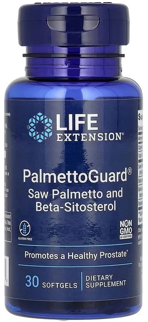 라이프익스텐션 PalmettoGuard 베타시토스테롤 함유 쏘팔메토 소프트젤 30정, 1개 - 쿠팡