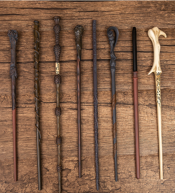 프리미엄 해리포터 지팡이 마법봉 마법지팡이 코스프레 매직완드 덤블도어 헤르미온느 어린이생일선물 할로윈 할로윈소품 어린이집어린이날선물 유치원어린이날선물, 1개