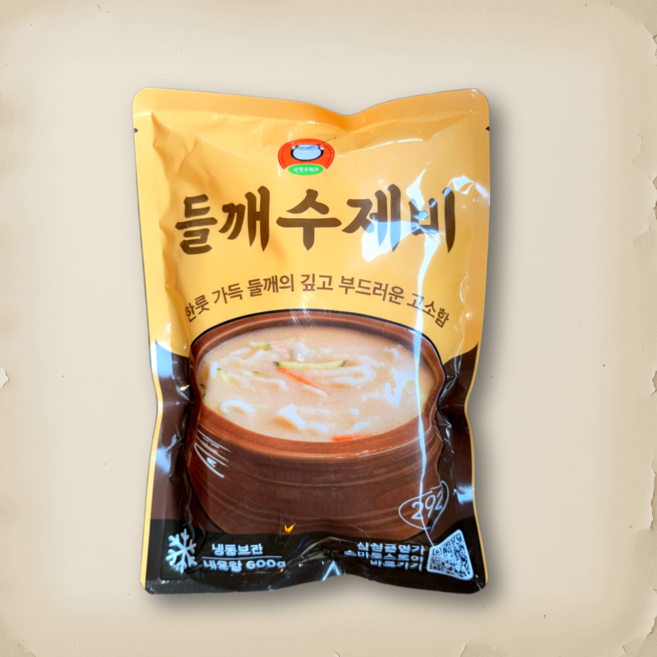 들깨수제비 2인분 밀키트, 600g, 1세트