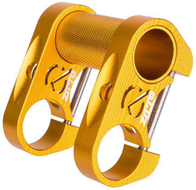 Ultra Light Hollow Folding Bike Handlebar Short Double Stem Bicycle Replacement, GD, 1개