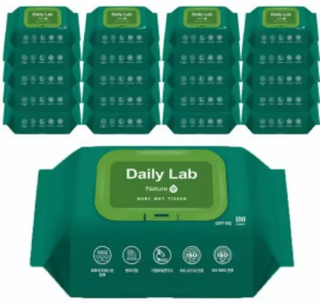 온누리상품 붕어빵 데일리랩 네이쳐 수 물티슈 100매20팩, 1개