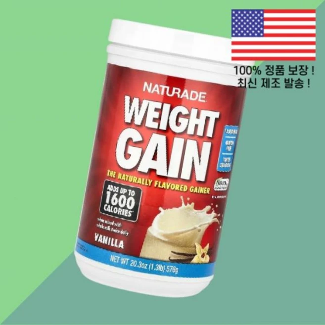 내추레이드 웨이트 바닐라 1.3파운드 576g Naturade Weight Gain Vanilla 1.3lb - 쿠팡