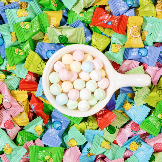 샤오커오라 민트향 비타민C 과일 12종 믹스 베트남 무설탕 사탕 캔디, 100g, 5개 - 쿠팡