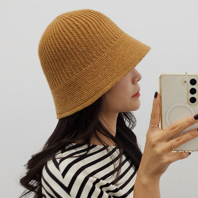 베이직 사계절 니트 벙거지 모자 남자 여자 남녀공용 기본 버킷햇