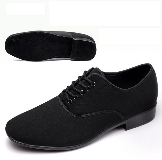 FANSYLI 남성신상댄스화 라틴댄스화 고무창댄스화 사교댄스화 현대무용화 실내무용화 X2408A201, 265, 검은색2.5cm 실내