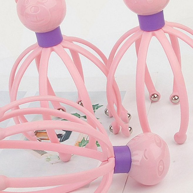 두피 마사지 기구 머리 경락 문어 구슬 혈액 순환