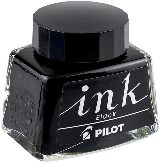 파이롯트 병잉크, 1개, 블랙 (PILOT  병잉크 30ml)
