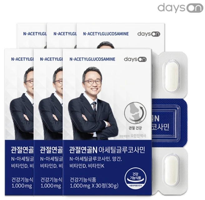 데이즈온 관절연골N 아세틸글루코사민 30g, 30정, 3개 - 쿠팡