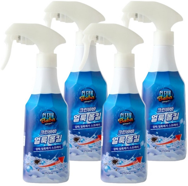 독일 톨츠 얼룩올킬 초강력 얼룩제거 탈취 클리너, 4개, 250ml