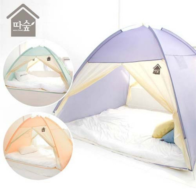 따숲 난방텐트 원터치 2인용