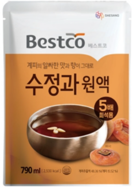 베스트코 수정과 원액, 790ml, 1개