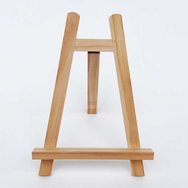 미호코리아 미니 원목 이젤 나무 캔버스 액자 블랙 화이트 보드