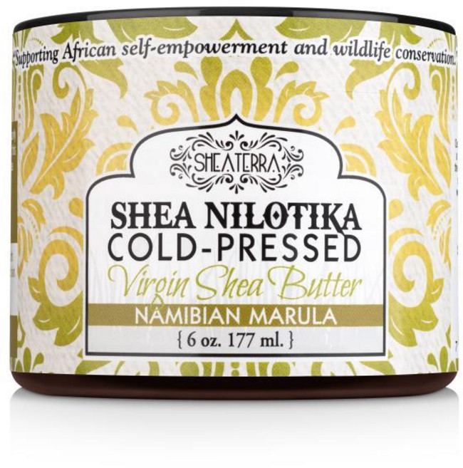 시어테라 100% 유기농 저온압착 버진 시어버터 - 나미비아 마룰라 177ml, 한 가지 색상/6온스, 1개
