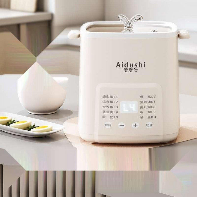 다기능조리기 다기능 조리기 전기 냄비 가정용 자동 기계 요리 미니 대용량 기숙사 프라이팬 주방 업소용 찜기 스마트 조리기 다기능 전기냄비 조리기 볶음기 회전, 찜 계란 선반 포함, 스마트 예약 10가지 기능