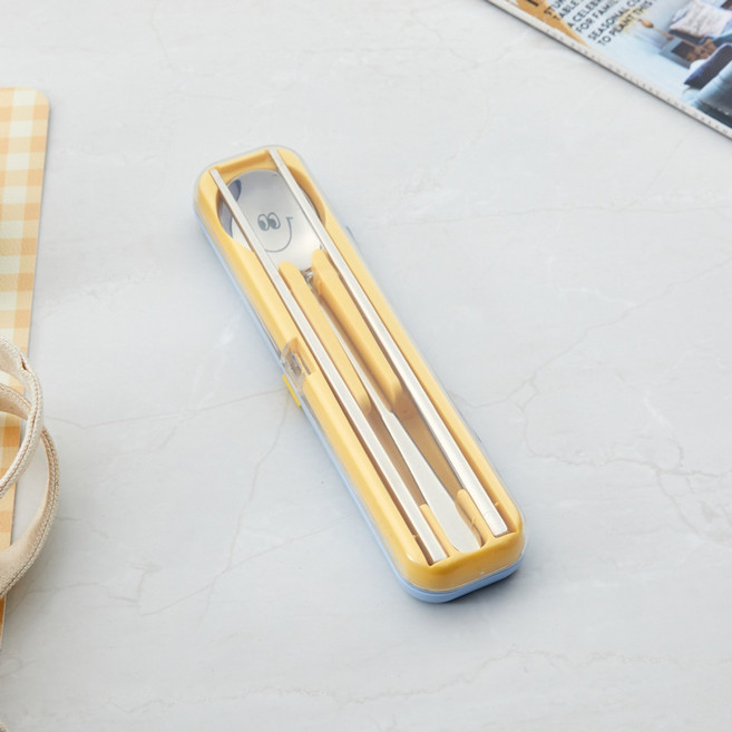 모던하우스 코튼캔디 휴대용 수저 세트, 단품, 단품, 1개