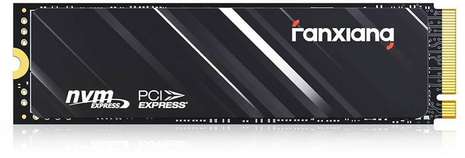 PS5용 판샹 2TB NVMe SSD PCIe 4세대 M.2 SSD 최대 5000MB/s PC/노트북용 내장 게이밍 3D NAND SLC 캐시 솔리드 스테이트 드라이브 업그레이, 1TB