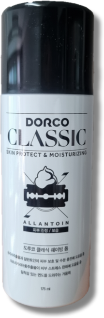 도루코 클래식 쉐이빙폼 면도젤, 1개, 175ml
