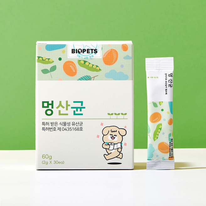 바이오펫츠 강아지 영양제, 30회분, 장건강/유산균, 2박스