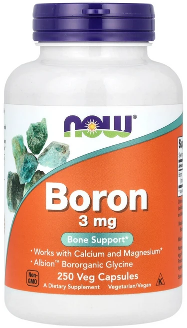 나우푸드 보론 3 mg 캡슐, 250정, 1개 - 쿠팡