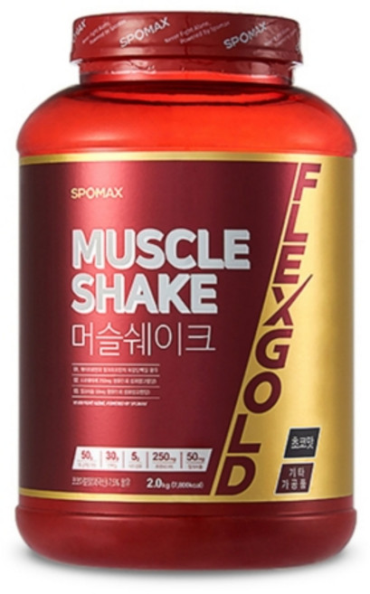 스포맥스 WPC 복합 유청 단백질 보충제 머슬쉐이크 초코맛 2Kg, 1개