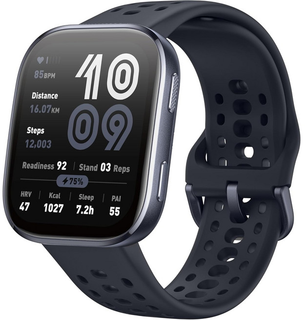 Amazfit Bip 6 46mm AMOLED GPS 스마트워치 배터리 14일, 로사색