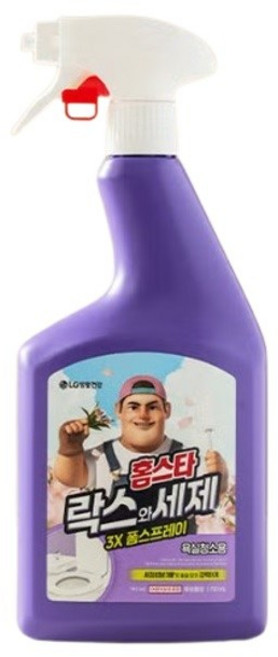 홈스타 락스와세제 스프레이 후로랄, 700ml, 1개