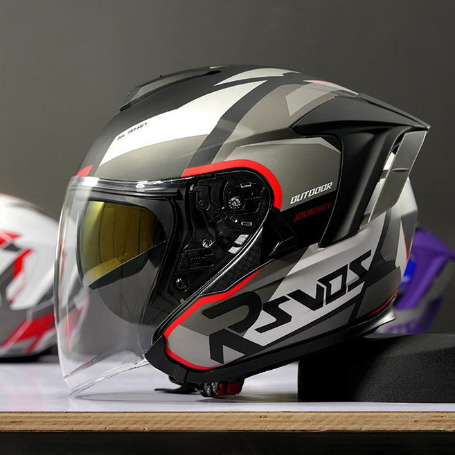 RSV 機車安全頭盔, R05 - 黑耀紅