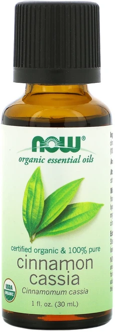 NOW Foods 유기농 에센셜 오일 카시아 시나몬 30ml(1fl oz), NOWFoods유기농에센셜오일카시아시나몬30ml1flo, 1개, 30ml - 쿠팡