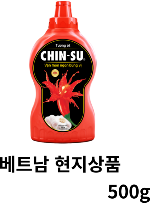 베트남 친수 칠리 소스 Chinsu, 6개, 500g