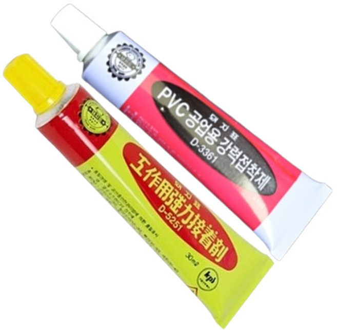 돼지표 본드 공작용 PVC용 강력접착제 30ml, 2-4. 돼지표 본드 PVC용 30ml(1갑-10개), 1개